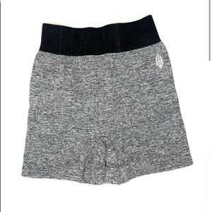 NWOT Free People Movement • Prajna shorts gray ribbed bike yoga shorts XS/S